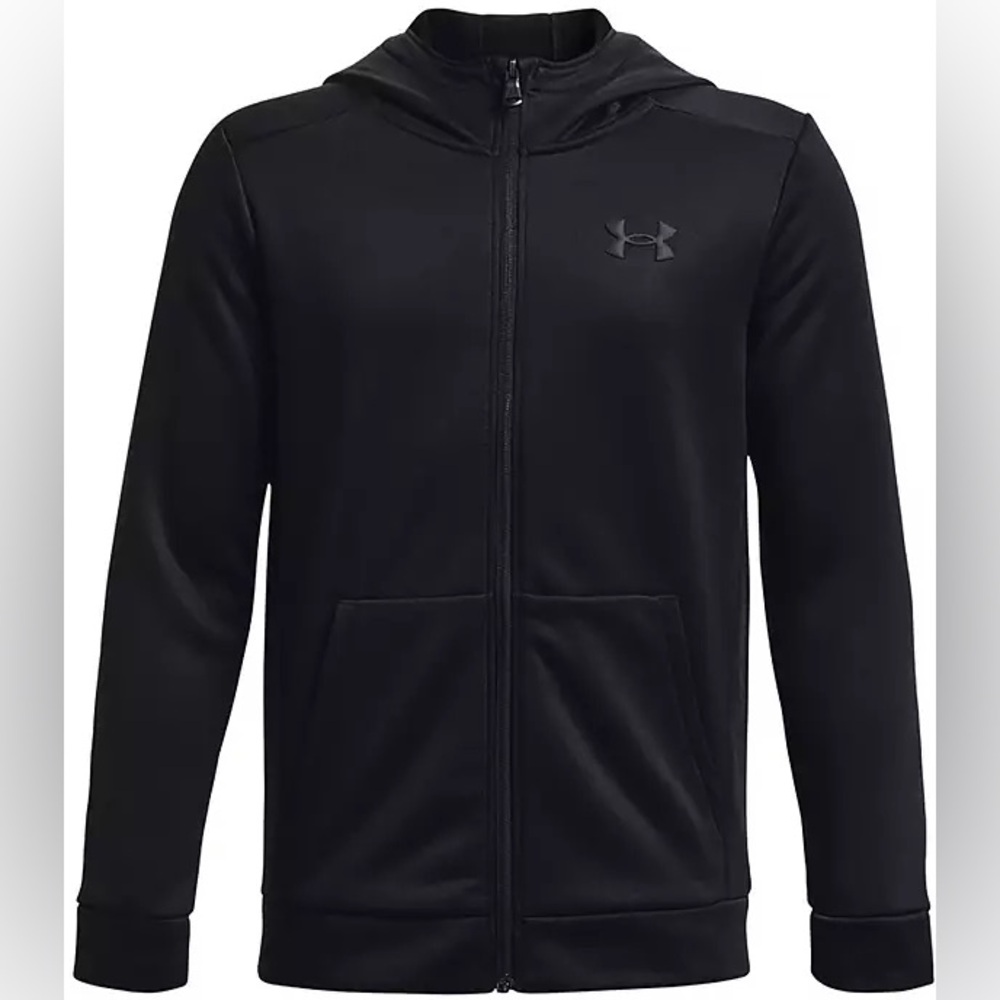 Under Armour Boys' UA Armour Fleece Full-Zip Hoodie - Large